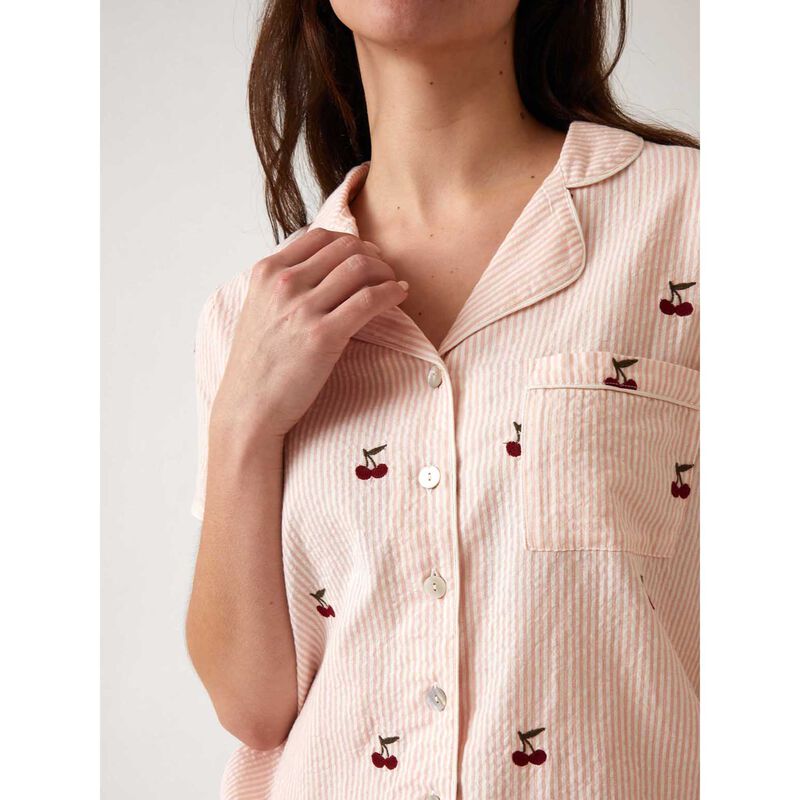 Wallace Cotton Rosa PJ Shirts image number 2